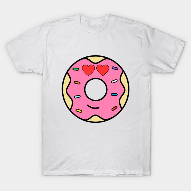 The Pink Valentine Donut T-Shirt by Bubba Creative